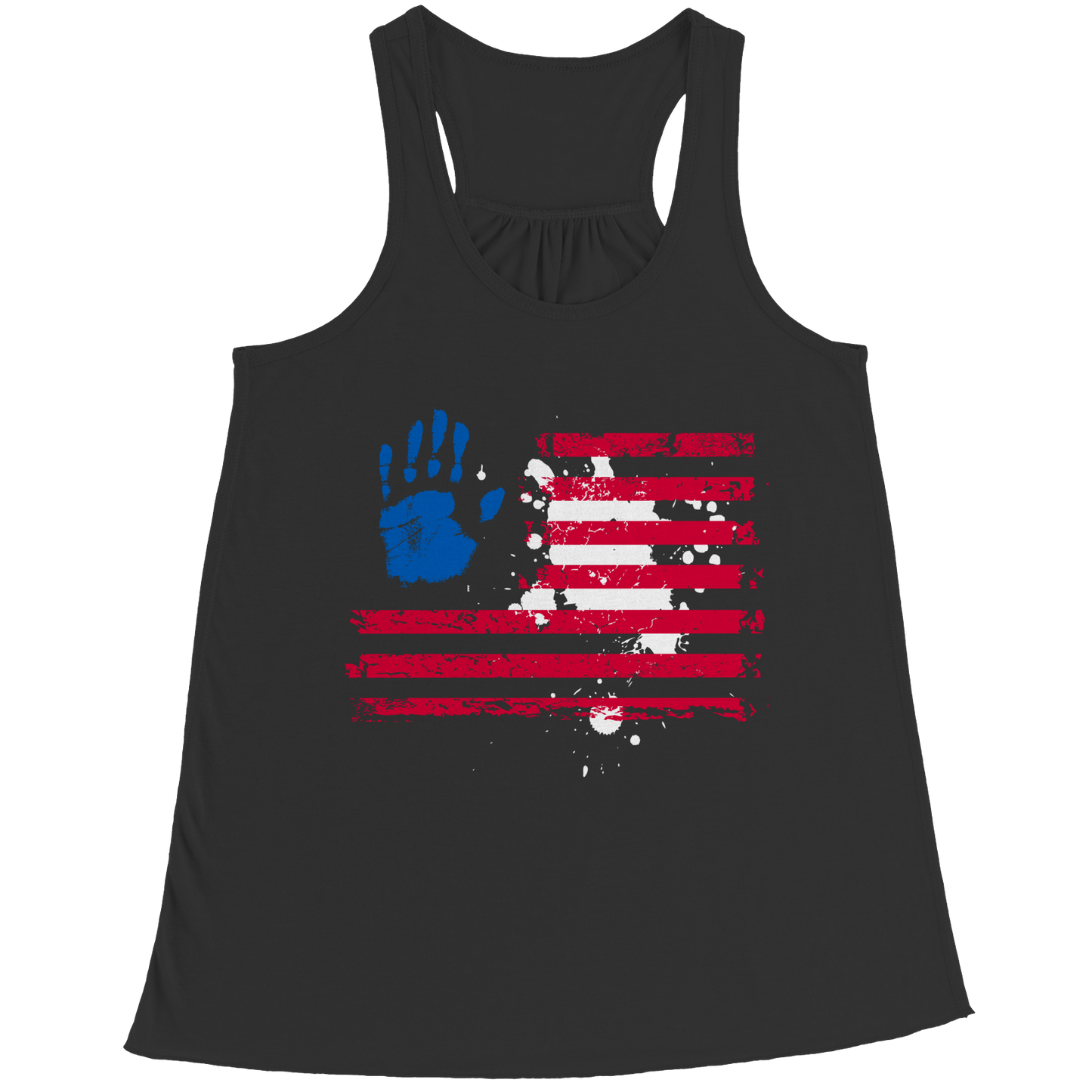 Hand Print Fourth Of July