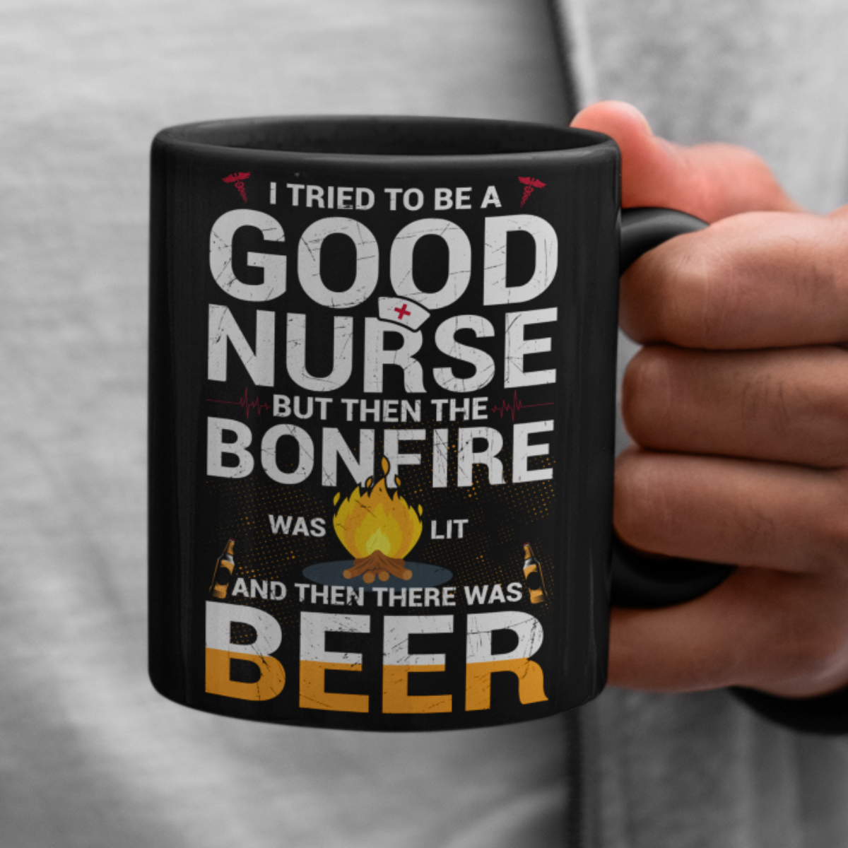 I Tried To Be A Good Nurse-Bonfire-Beer