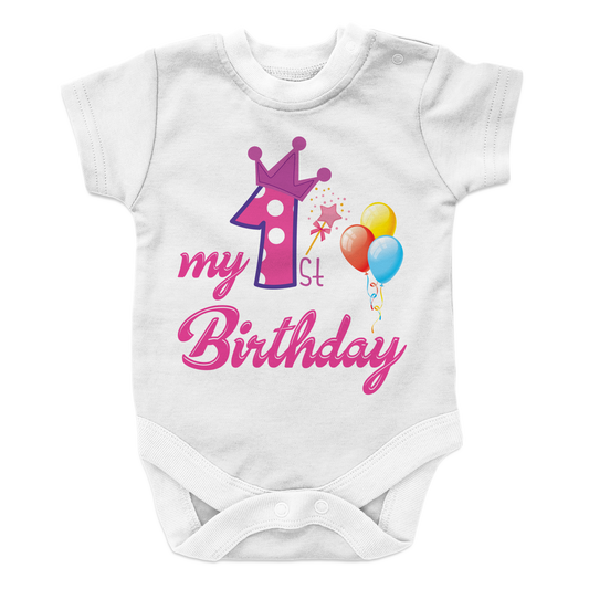 My First Birthday - GIRL - LIGHT